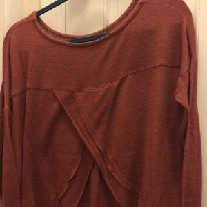 American eagle open back sweater